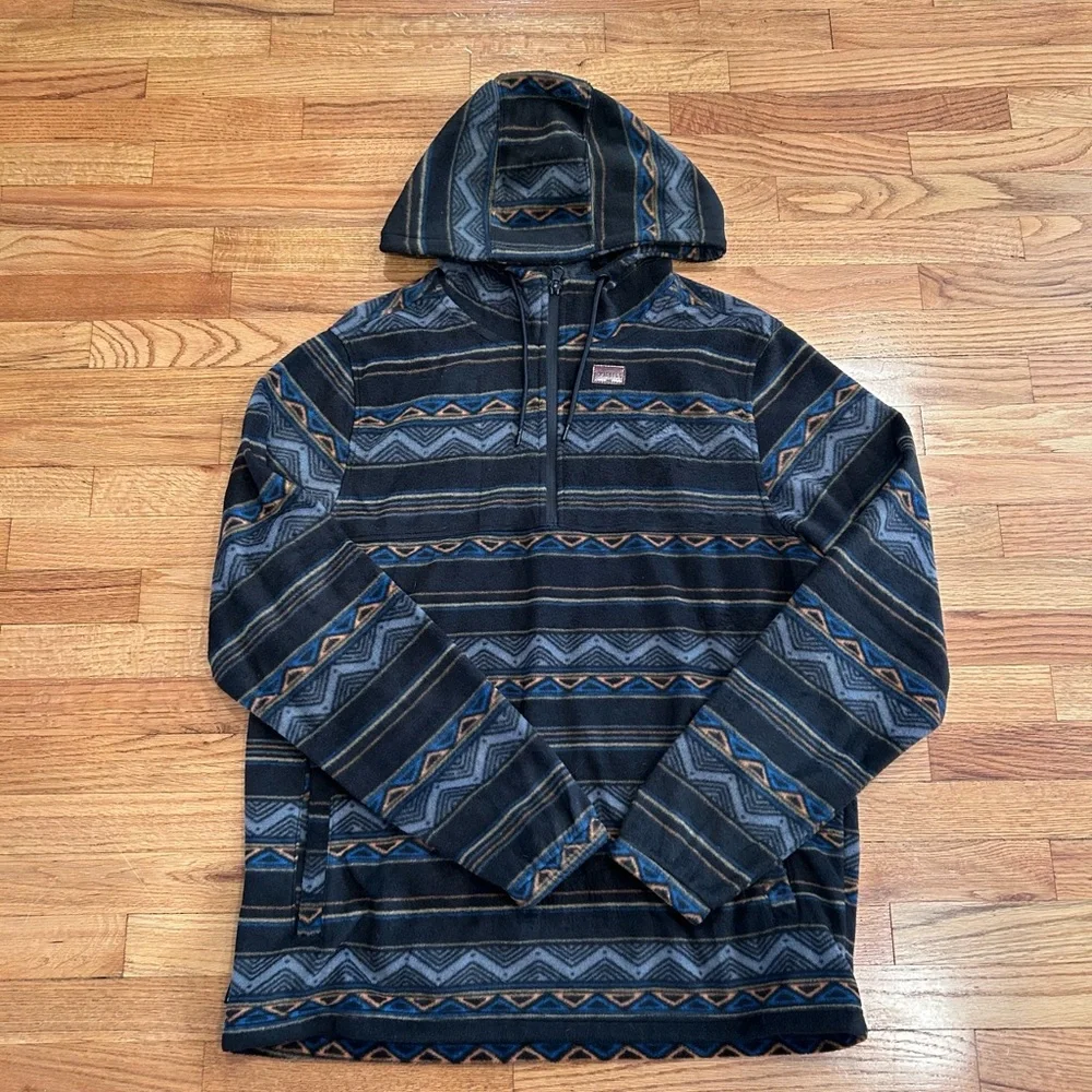 O'Neill Men’s Black and Blue Superfleece Pullover - Picture 2 of 7